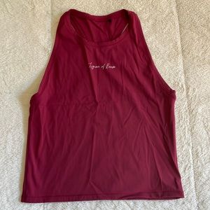 1st Phorm tank maroon no tag but most likely small